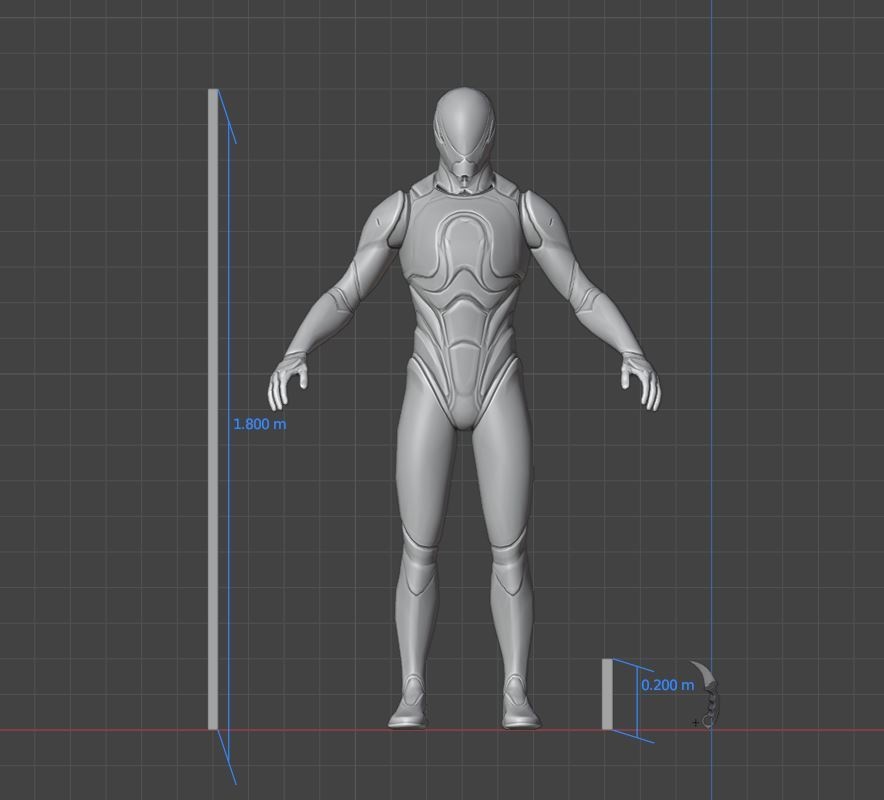 3Dモデル武器 - カランビットナイフ( FBX, 2K )