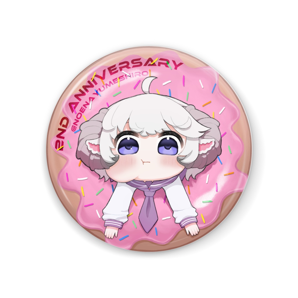 【二周年記念グッズ/2nd anniversary merch】ドーナッツ缶ミラー / Donut Can Mirror