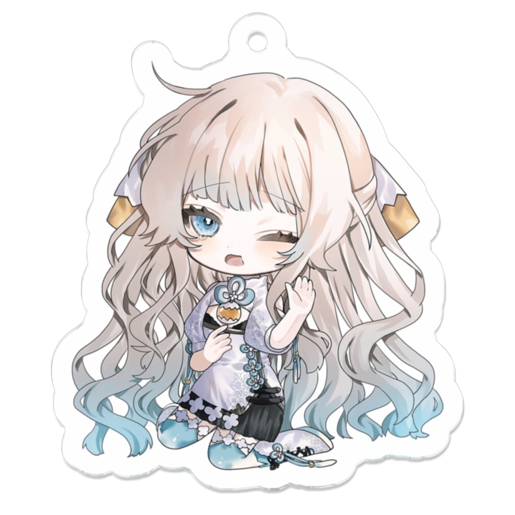 ここアクキー(デフォルメ)