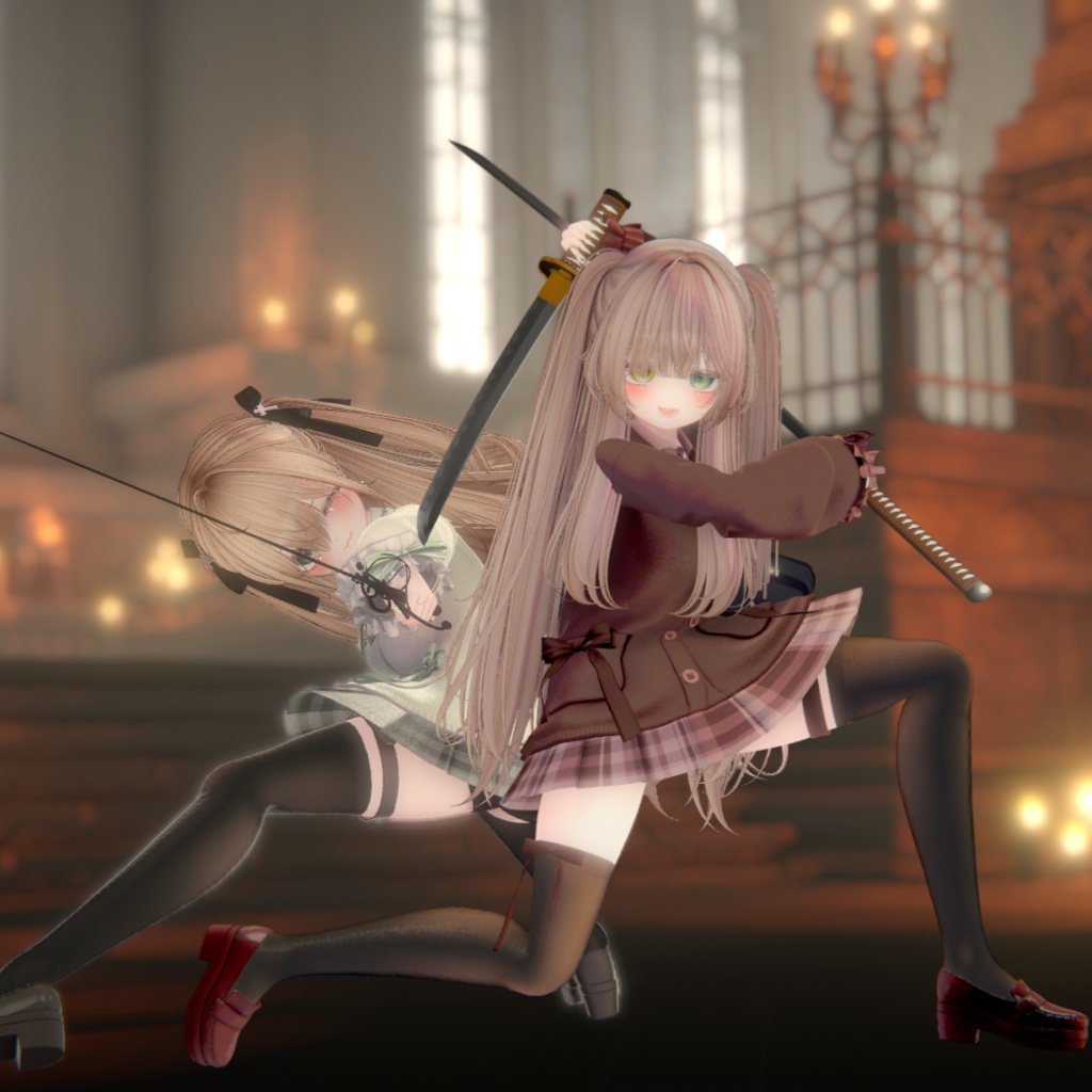 【10+5種】カッコイイ&やばい抜刀ポーズセット【APL対応済】【Cool and Odd Sword Pose set】#BasilTakeda