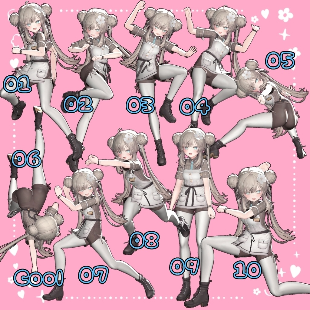 【10+5種】カッコイイ&やばい抜刀ポーズセット【APL対応済】【Cool and Odd Sword Pose set】#BasilTakeda