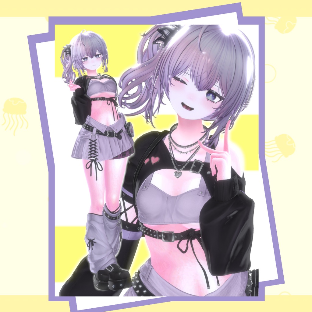 【汐留くらげ】Anime Makeup【メイクテクスチャ】#BasilTakeda