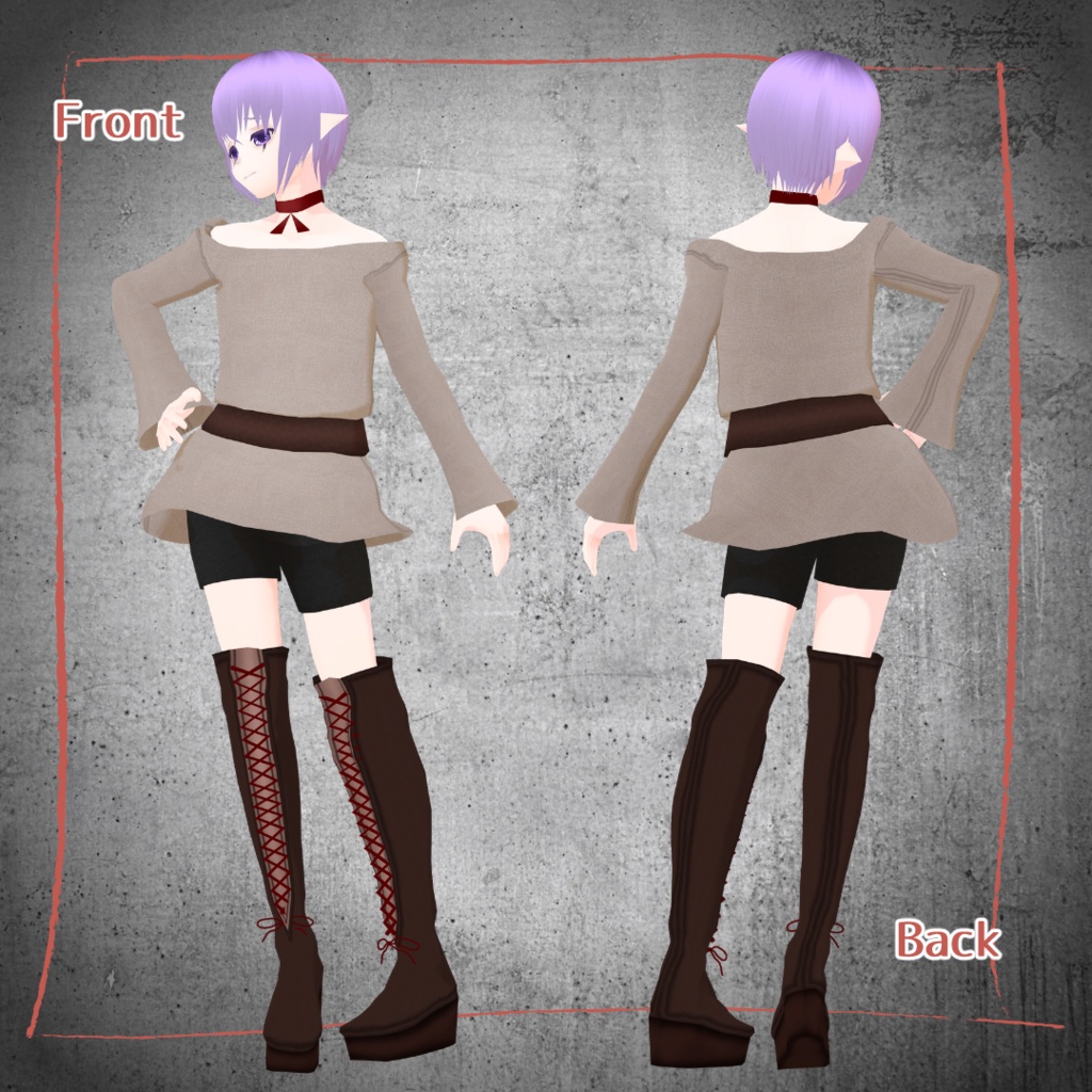 オリジナル3Dモデル【レイン・ラズウェル】