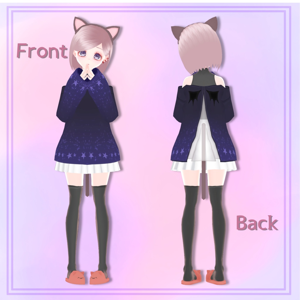 オリジナル3Dモデル【病みがぁる☆まなか】