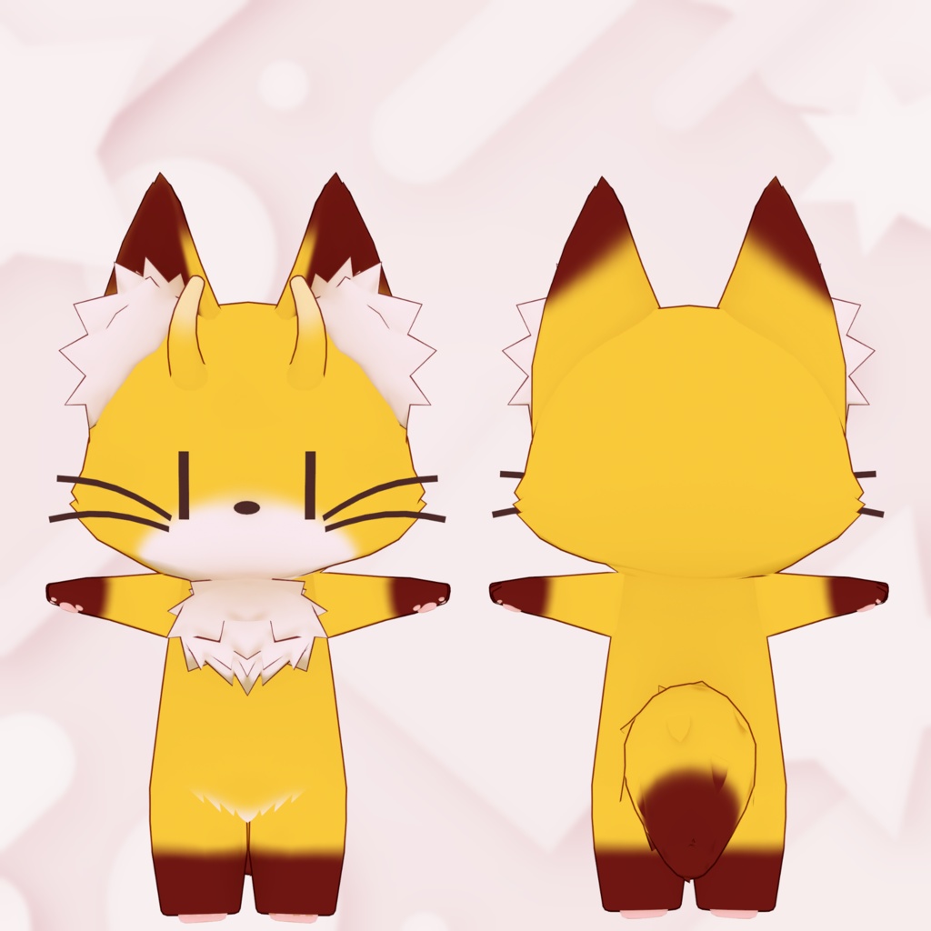 【オリジナル3Dモデル】アニマルさん