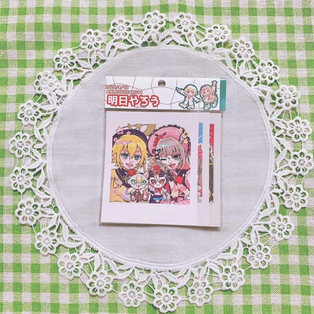 【非公式】チェキカード5枚セット(🌙さん正面/魔法少女正面ver)