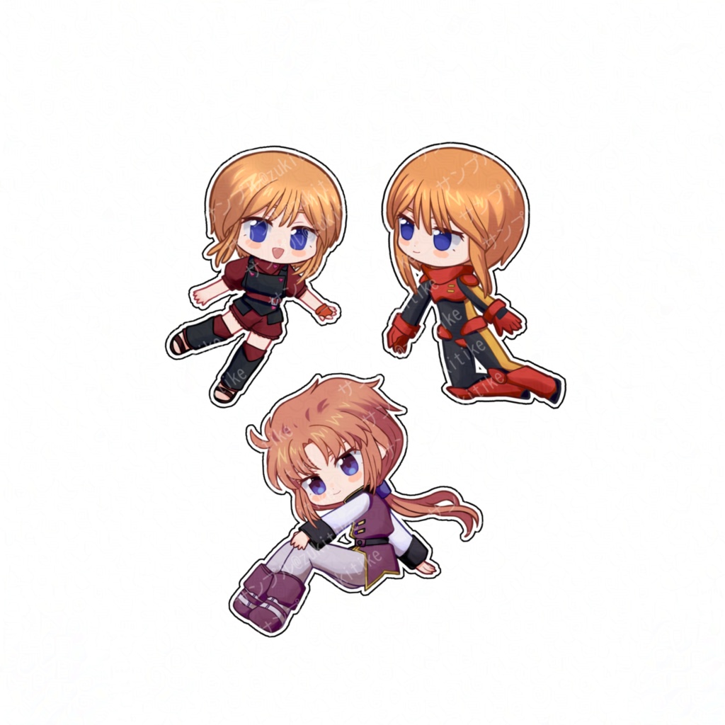 プル！ステッカー3枚セット