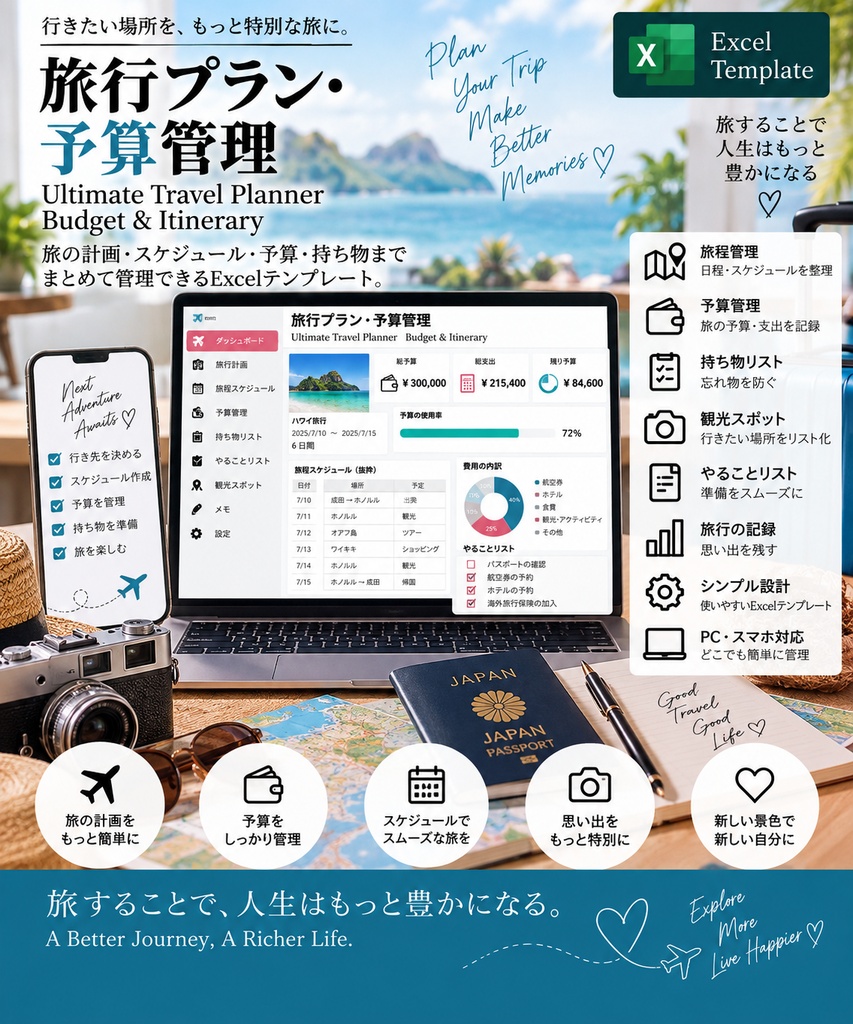 旅行プラン・予算管理 | Ultimate Travel Planner