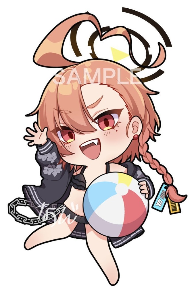 ネルちゃんと水着で遊ぼーぜ！シール