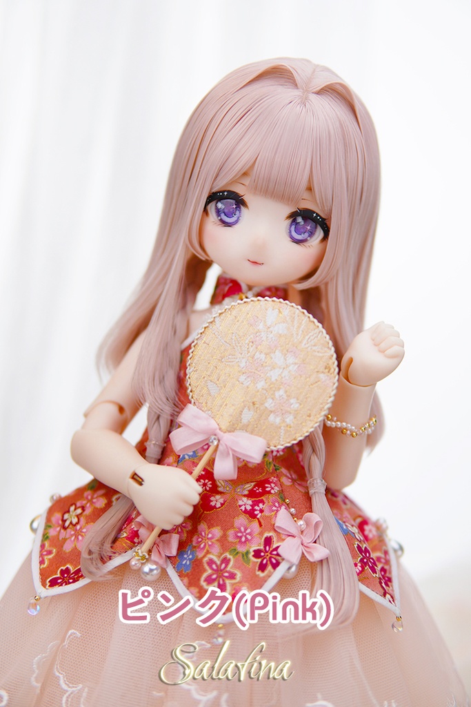 [Salafina]8~9インチMDD,DDサイズ手作造形ドール用ウィッグ「鈴」dollwig