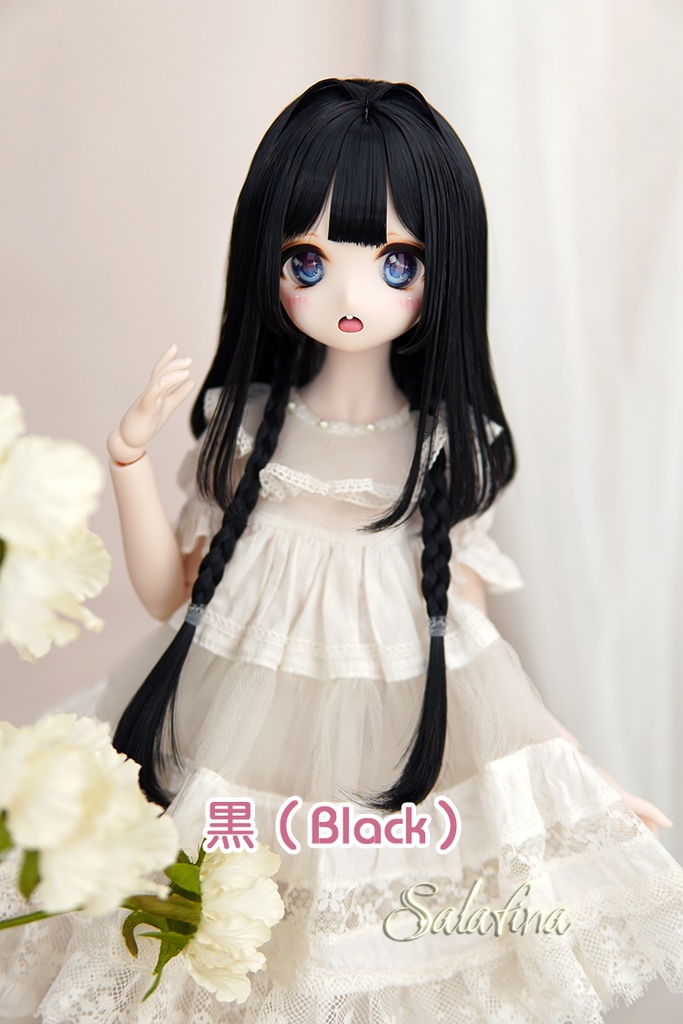 [Salafina]8~9インチMDD,DDサイズ手作造形ドール用ウィッグ「鈴」dollwig