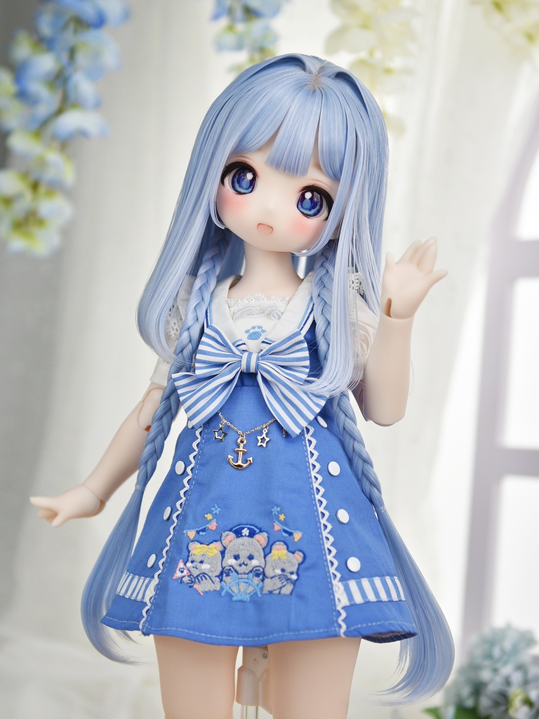 [Salafina]8~9インチMDD,DDサイズ手作造形ドール用ウィッグ「鈴」dollwig