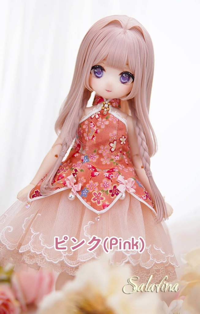 [Salafina]8~9インチMDD,DDサイズ手作造形ドール用ウィッグ「鈴」dollwig