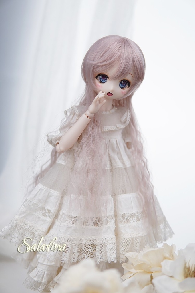 ［Salafina］小SDサイズドール用ウィッグツインテールdollwig