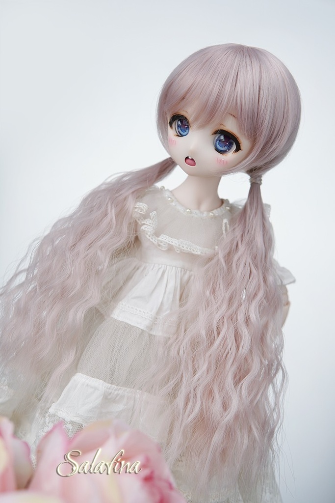 ［Salafina］6~7インチYOSDドール用ウィッグツインテールdollwig