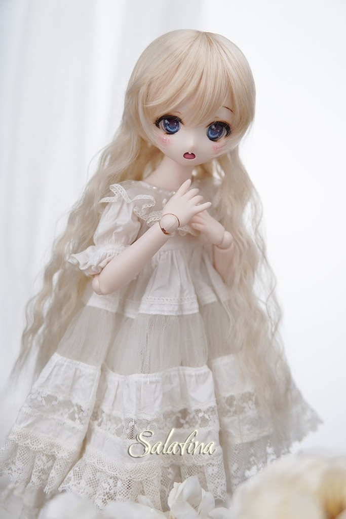［Salafina］6~7インチYOSDドール用ウィッグツインテールdollwig