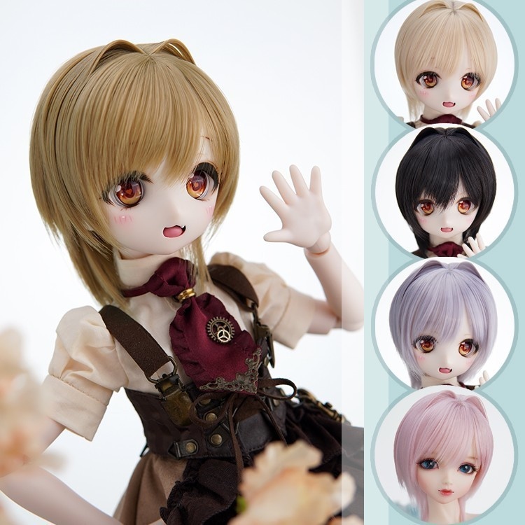 [Salafina］8-9インチMDD,DD,SDサイズショートボブ「ベッカ」dollwig1