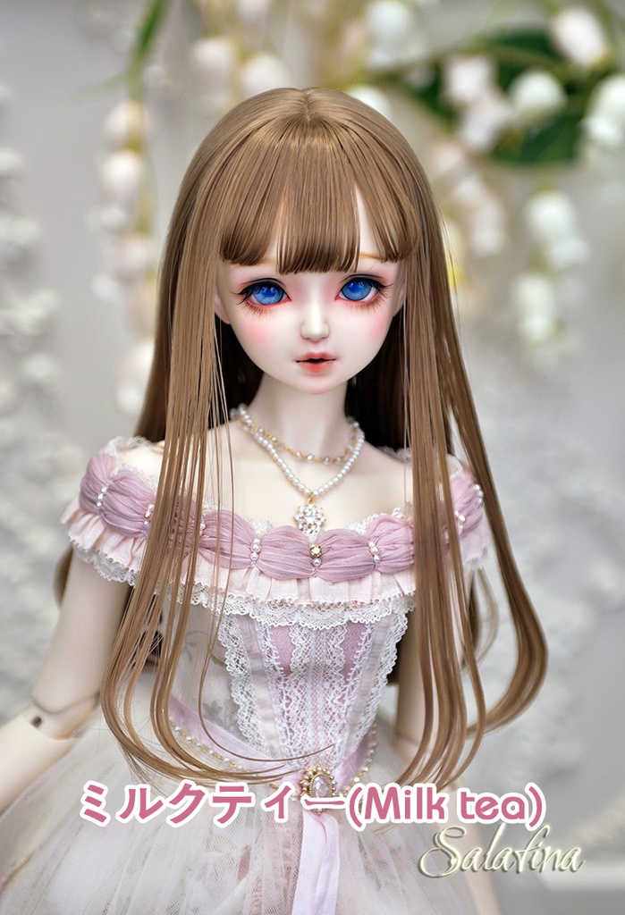 [Salafina]6~7インチYOSDサイズドール用基礎ロングヘアーdollwig