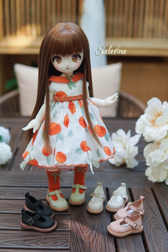 [Salafina]1/6(YOSD)サイズドール靴ロリィタ風ショート靴dollshoes