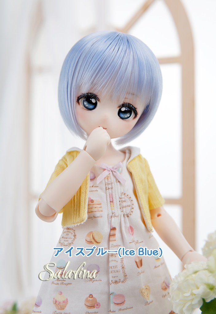 [Salafina]6~7インチYOSDサイズドール用ナチュラルショートボブdollwig