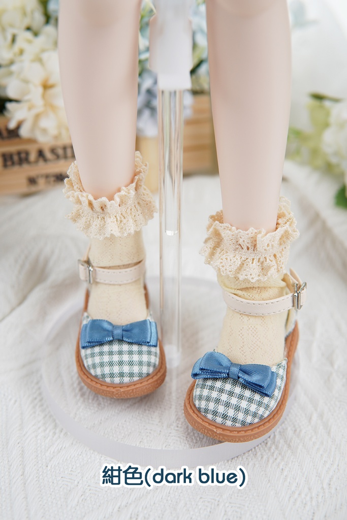 [Salafina]1/4(SDＭ,MDD)サイズドール靴チェック柄サンダルdollshoes