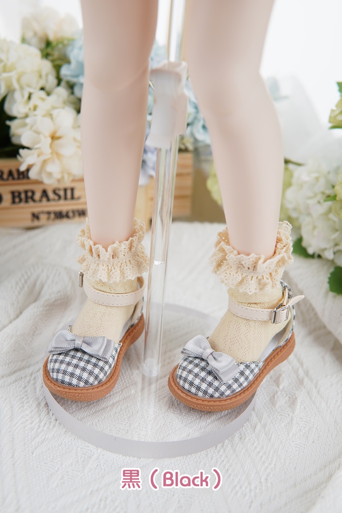 [Salafina]1/4(SDＭ,MDD)サイズドール靴チェック柄サンダルdollshoes