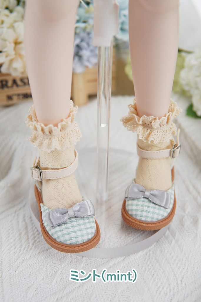 [Salafina]1/4(SDＭ,MDD)サイズドール靴チェック柄サンダルdollshoes