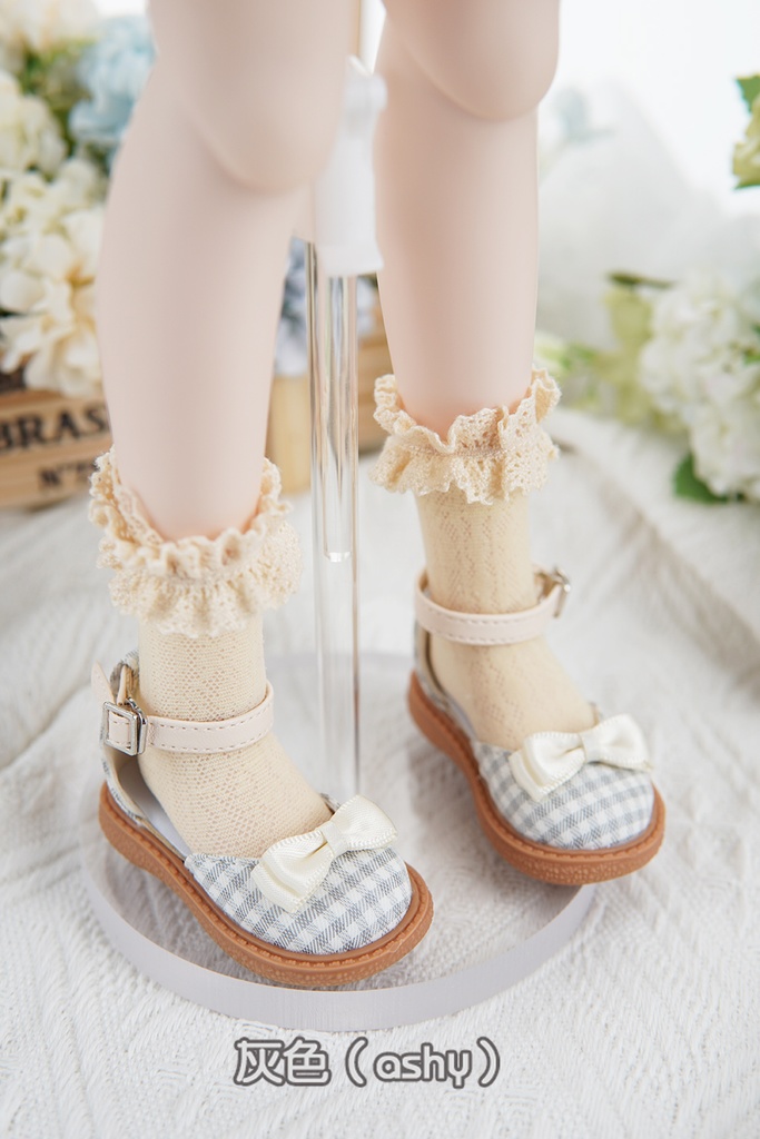 [Salafina]1/4(SDＭ,MDD)サイズドール靴チェック柄サンダルdollshoes