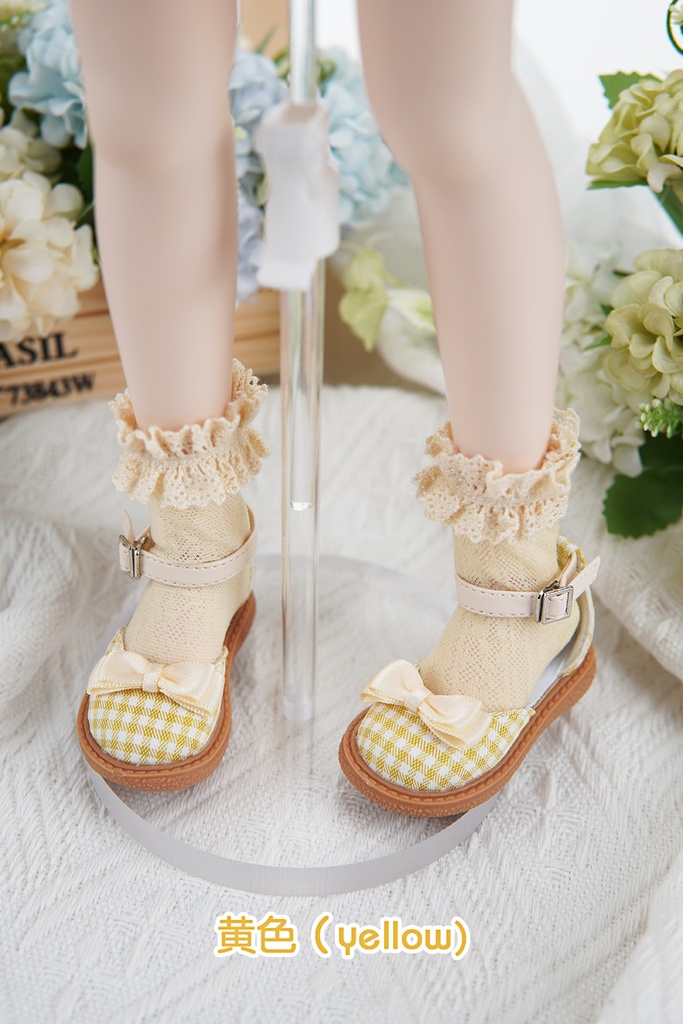 [Salafina]1/4(SDＭ,MDD)サイズドール靴チェック柄サンダルdollshoes