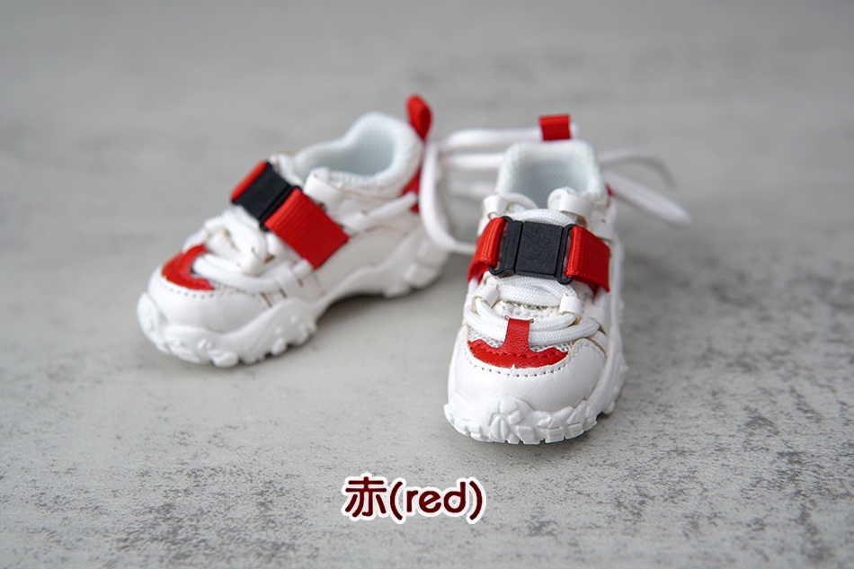[Salafina]1/4(SDＭ,MDD)サイズドール靴パンク風クランチスニーカーdollshoes