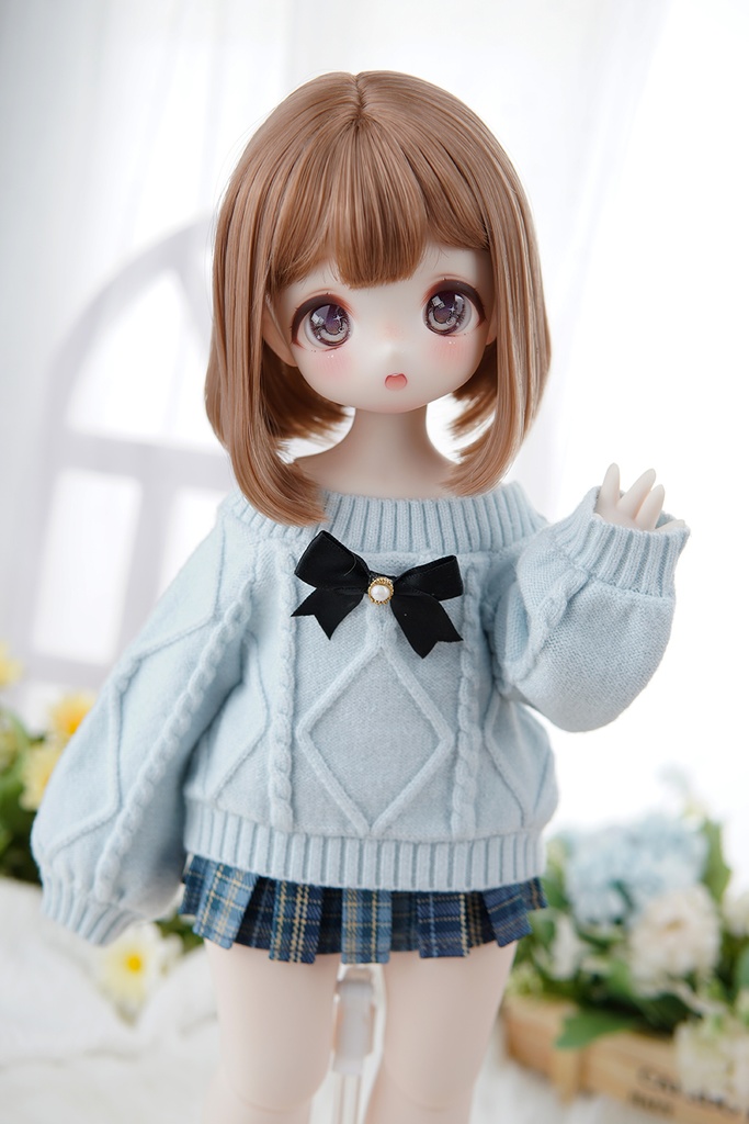 [Wa❤Ya]1/4(SDＭ,MDD)サイズドール衣装オフショルダーセーターMDDdollclothes