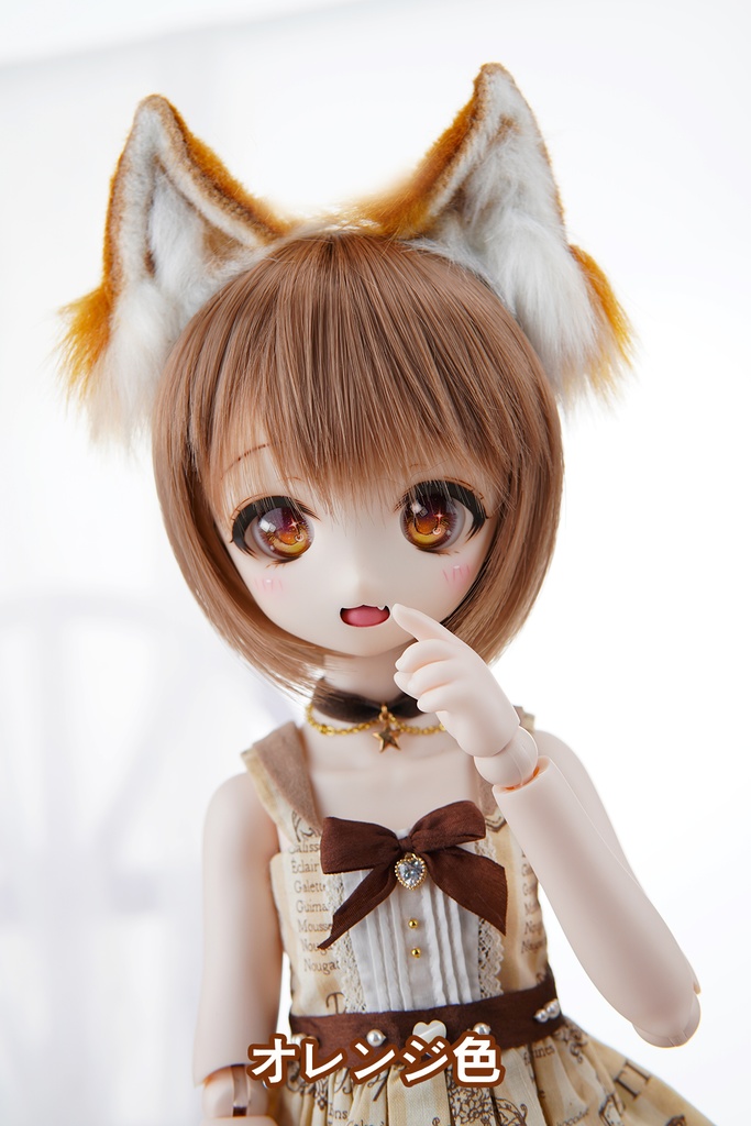 [Wa❤Ya]1/3(SD,MDD,KUMACO)サイズドール用小物猫耳カチューシャ