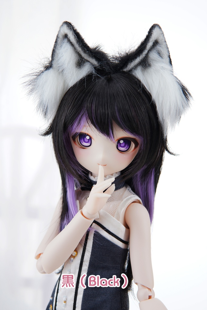 [Wa❤Ya]1/3(SD,MDD,KUMACO)サイズドール用小物猫耳カチューシャ