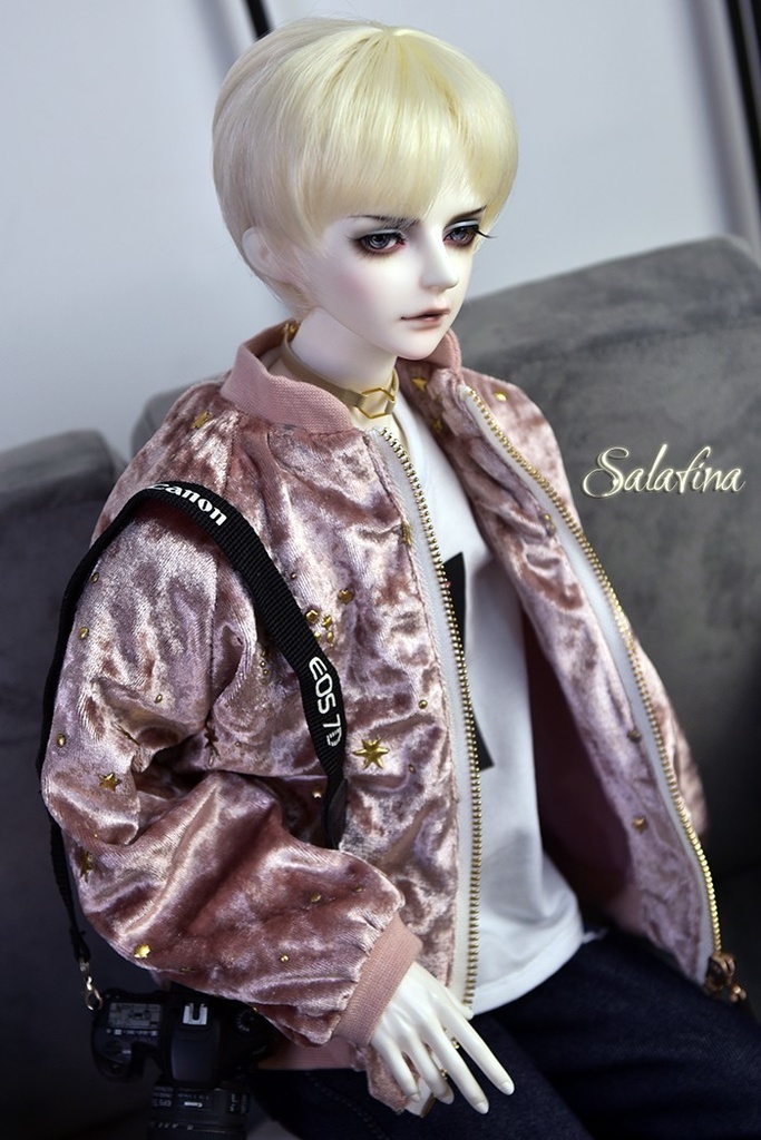 [Slafina]70+CM(SD17，70+CM,ID75)サイズドール服ベルベットジャケットdollclothes
