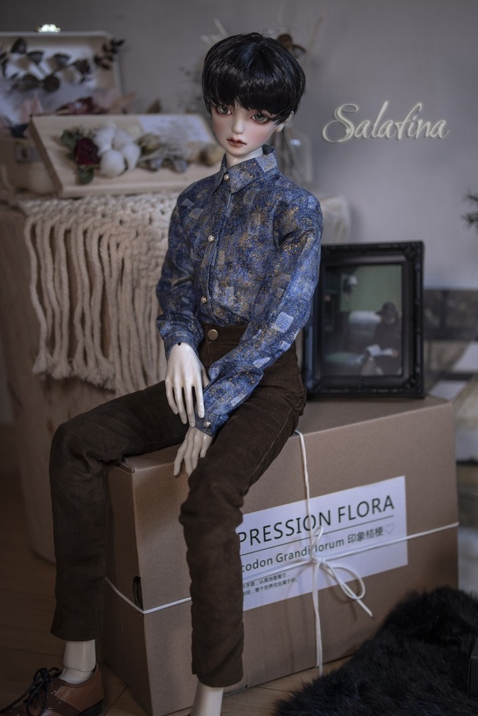 [Slafina]70+CM(SD17，70+CM,)サイズドール服ブロンズシャツdollclothes