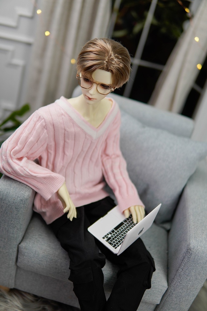 [Slafina]70+CM(SD13、SD17、70+CM,)サイズドール服v字ネックセーターdollclothes