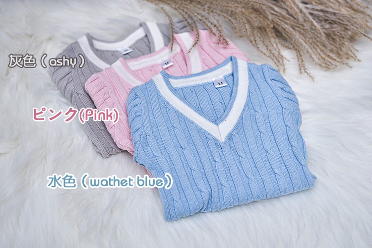 [Slafina]70+CM(SD13、SD17、70+CM,)サイズドール服v字ネックセーターdollclothes