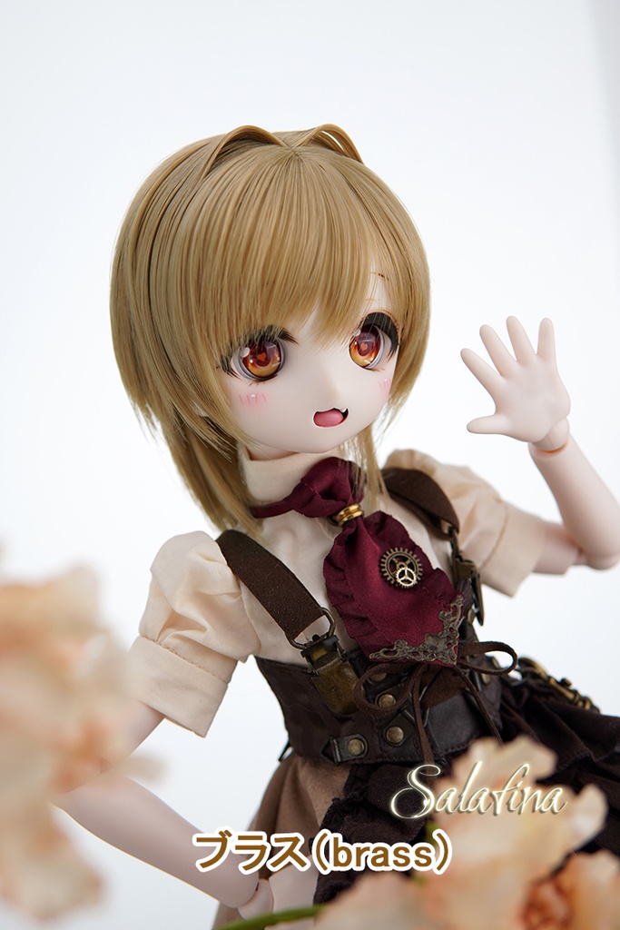 [Salafina］小SD,大きめ1/4サイズドール用ショートボブ「ベッカ」dollwig