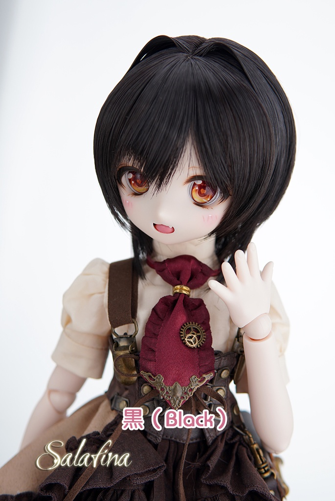 [Salafina］小SD,大きめ1/4サイズドール用ショートボブ「ベッカ」dollwig