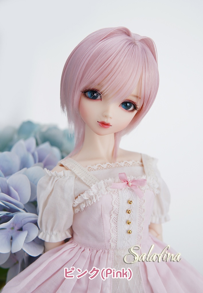 [Salafina］小SD,大きめ1/4サイズドール用ショートボブ「ベッカ」dollwig