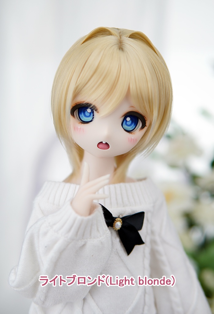 [Salafina］小SD,大きめ1/4サイズドール用ショートボブ「ベッカ」dollwig