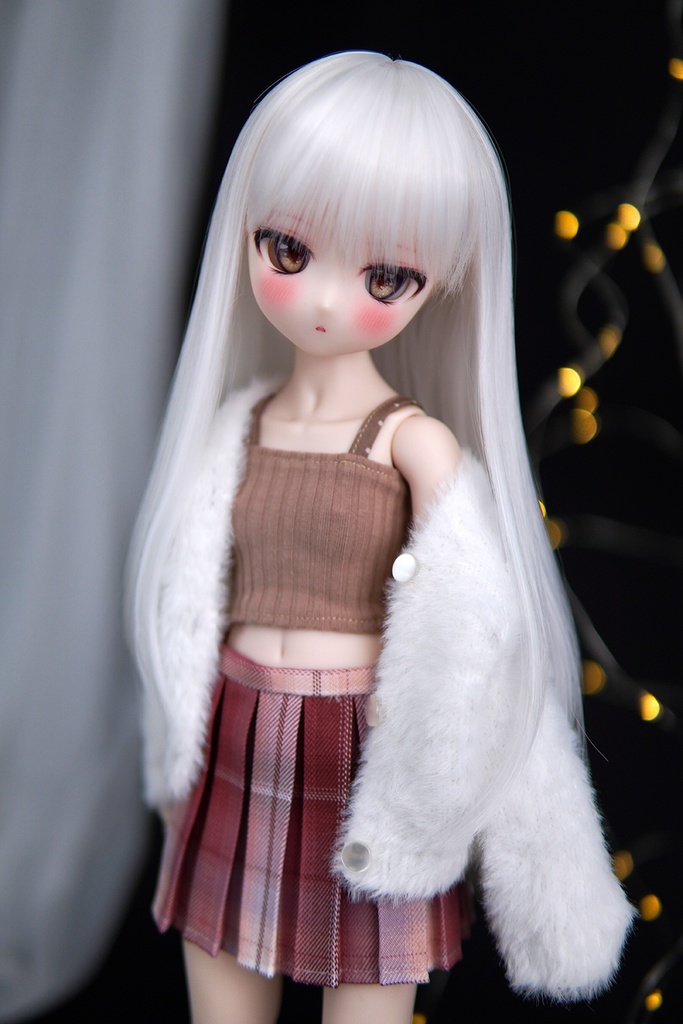 [Wa❤Ya]1/4(SDＭ,MDD,KUMAKO)サイズドール衣装ふわふわセーターコートMDDdollclothes