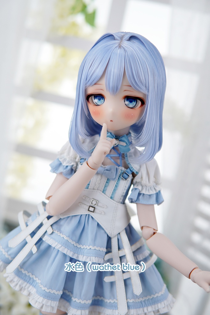 [Salafina]8~9インチMDD,DDサイズドール用手つくり造形ウィッグ「MEGUMI」dollwig