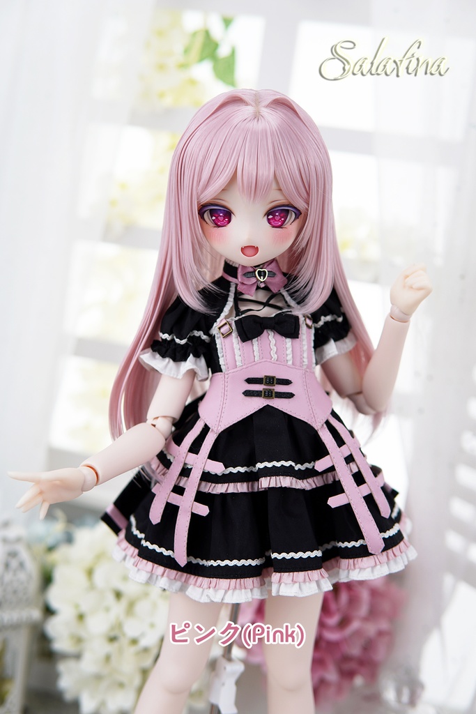 [Salafina]8~9インチMDD,DDサイズドール用手つくり造形ウィッグ「MEGUMI」dollwig