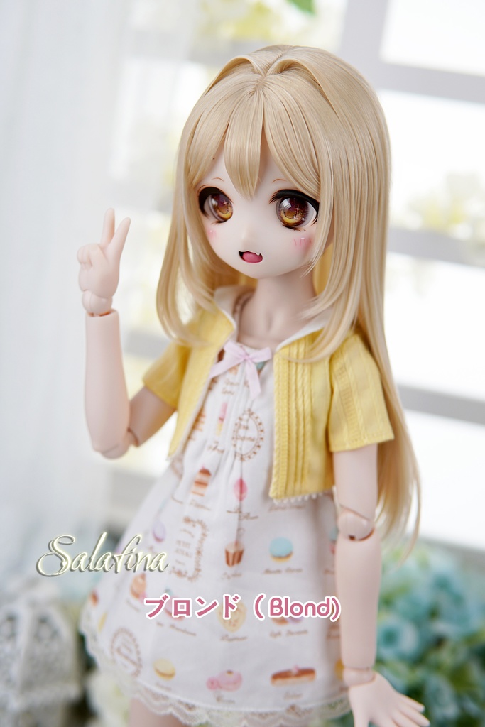 [Salafina]8~9インチMDD,DDサイズドール用手つくり造形ウィッグ「MEGUMI」dollwig
