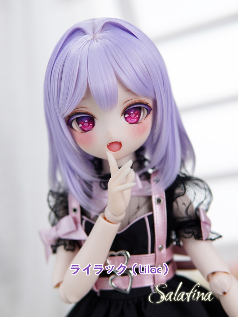 [Salafina]8~9インチMDD,DDサイズドール用手つくり造形ウィッグ「MEGUMI」dollwig