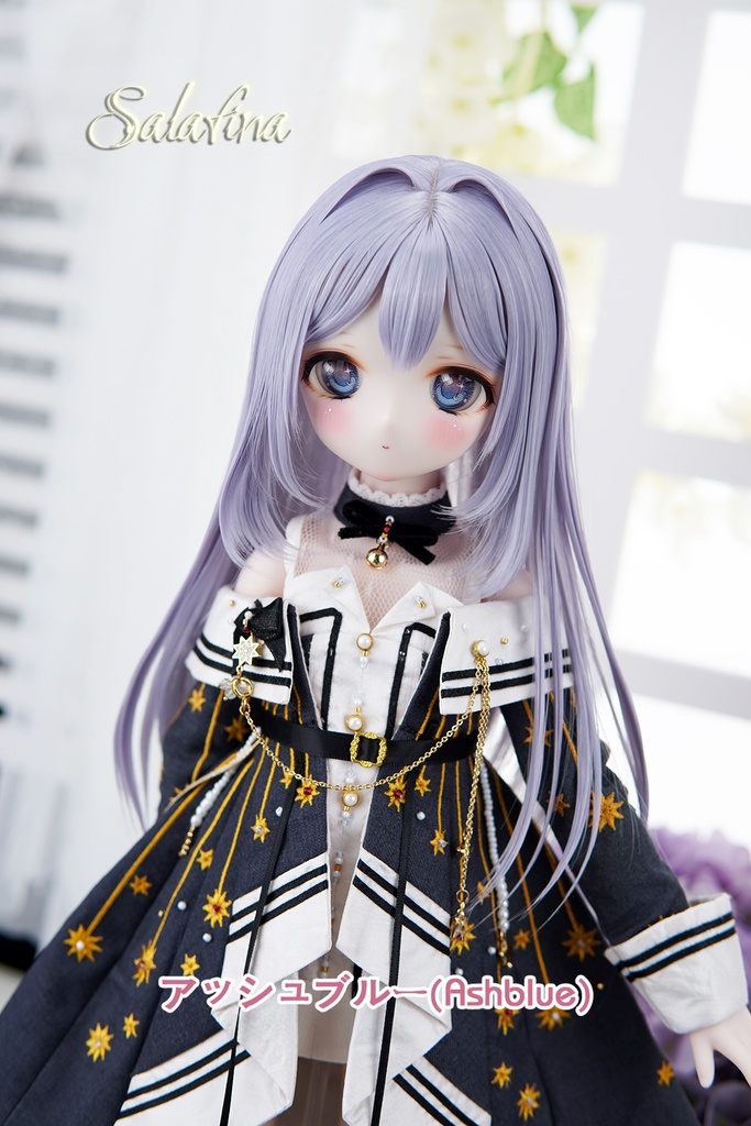 [Salafina]8~9インチMDD,DDサイズドール用手つくり造形ウィッグ「MEGUMI」dollwig