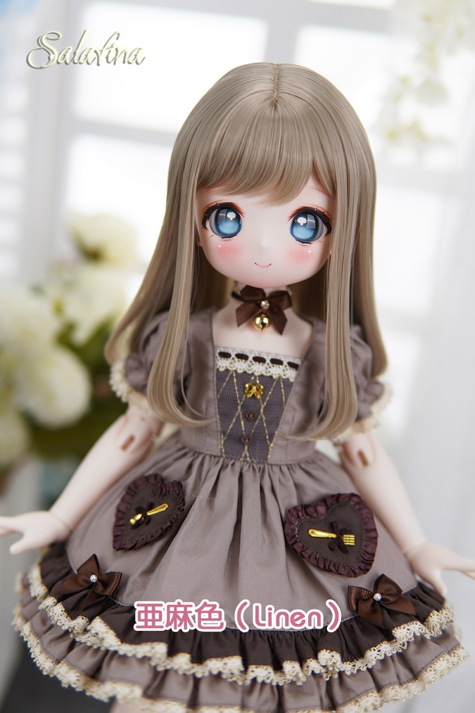 [Salafina]8~9インチMDD,DDサイズドール用手つくり造形ウィッグ「BOBOAN2.0」dollwig