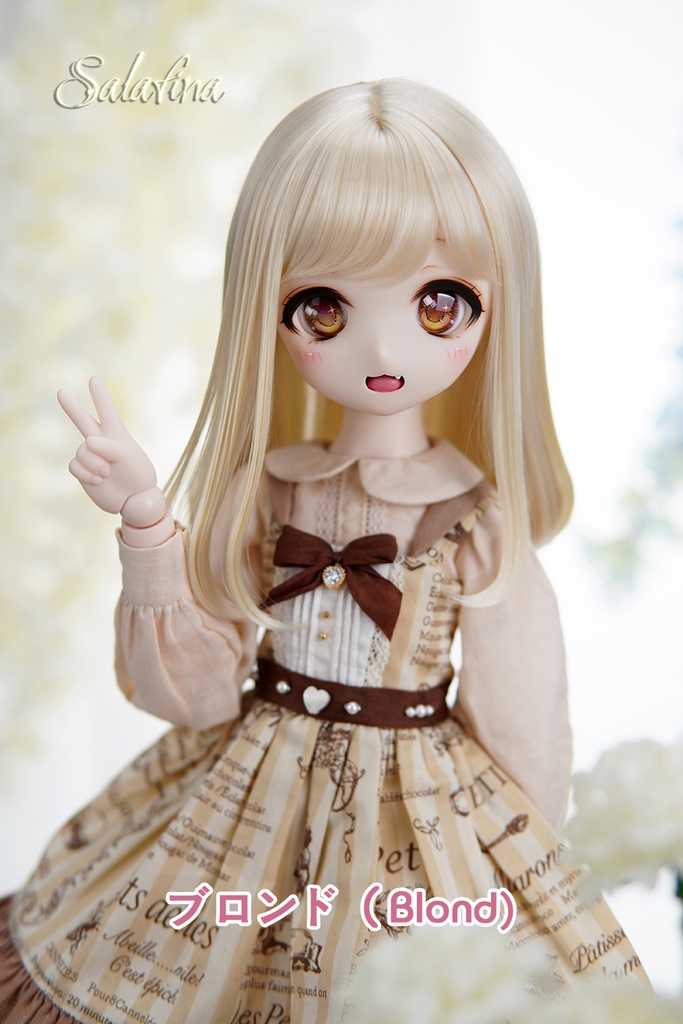 [Salafina]8~9インチMDD,DDサイズドール用手つくり造形ウィッグ「BOBOAN2.0」dollwig
