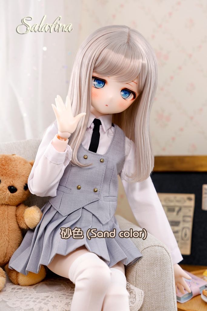 [Salafina]8~9インチMDD,DDサイズドール用手つくり造形ウィッグ「BOBOAN2.0」dollwig